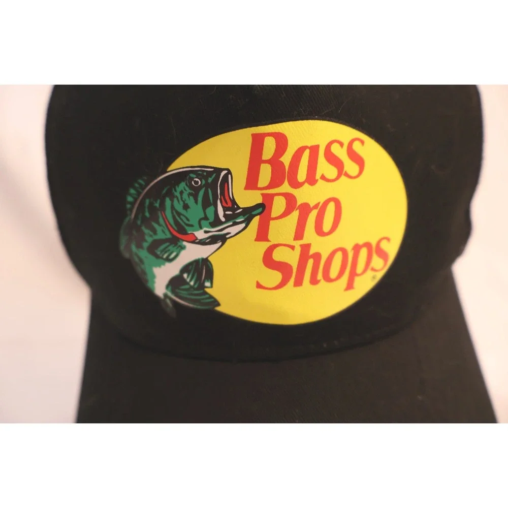 Bass Pro Shops Trucker Hat Mens Black Mesh